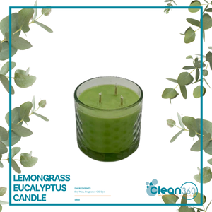 Lemongrass Eucalyptus 3-Wick Candle